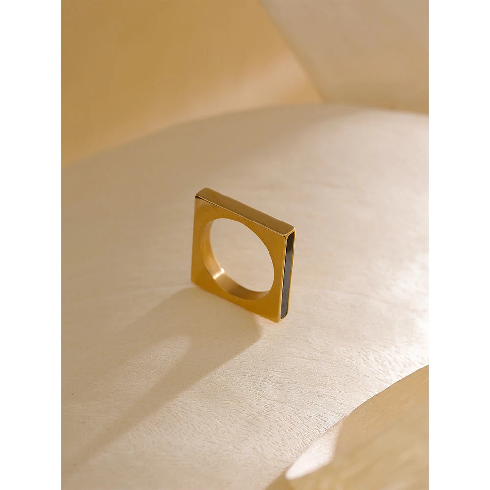 Square Stainless Steel Ring