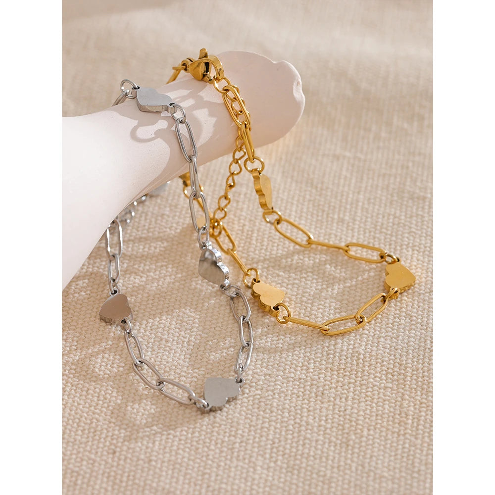 Heart Handmade Chain Bracelet